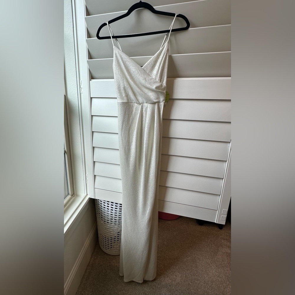 Windsor Cream Gown with Gold Accents